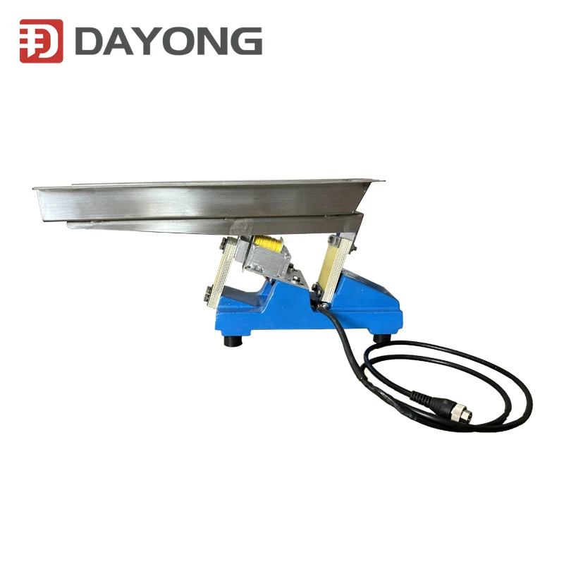 304 Stainless Steel Gzv1 Mini Linear Electromagnetic Vibrating Feeder Machine For Petals/Test