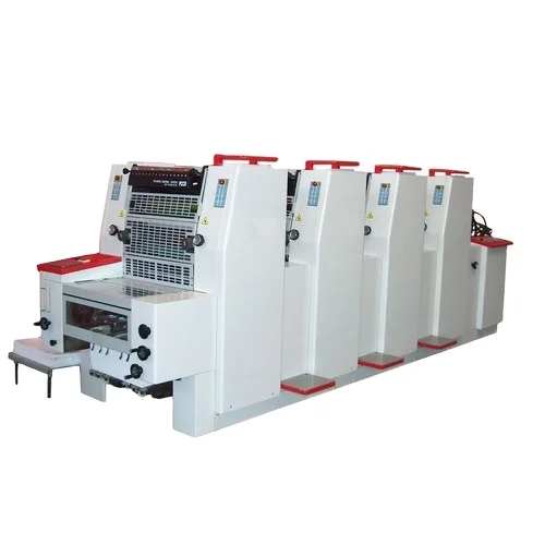 Post Card Offset Print Machine PRY-425 Automatic Industrial 4-Color Offset Printer Printing Shops Flatbed Printer 0.04-0.6mm CE