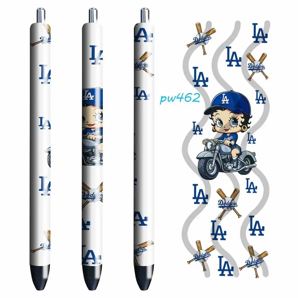 Fast Delivery Custom UV DTF Pen Wraps Waterproof Adhesive Stickers for Football and Baseball PVC Material Decoration Decal