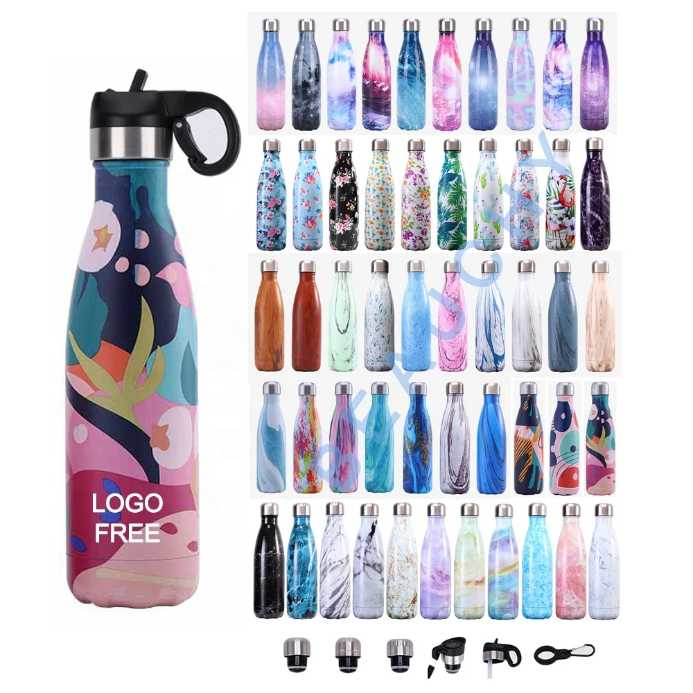 Running Stainless Steel Water Bottle Handheld Vacuum Insulated Reusable Double wall Drinks Sports Cycling Bottle for Beverage