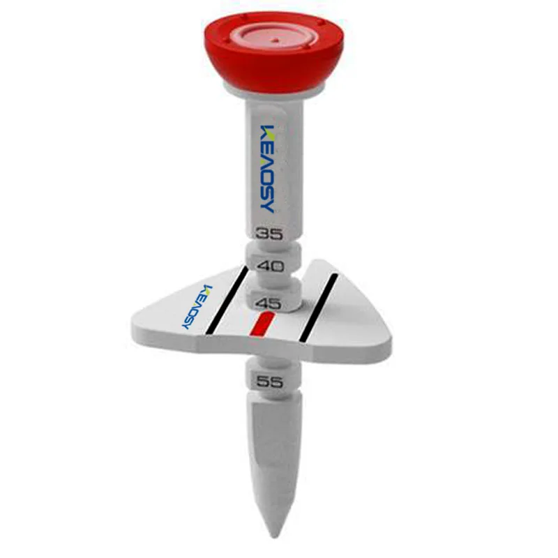 New arrival popular golf tees multifunctional and height adjustable golf direction tee silicone and plastic golf supplies