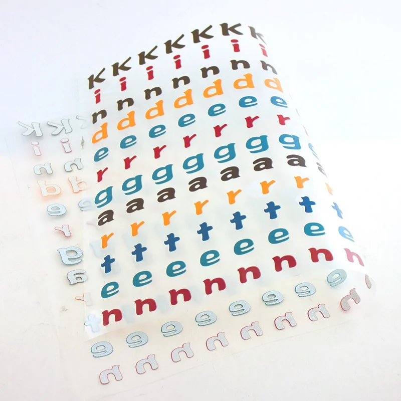 Customized Letters T-shirt Heat Transfer Sticker for Clothing