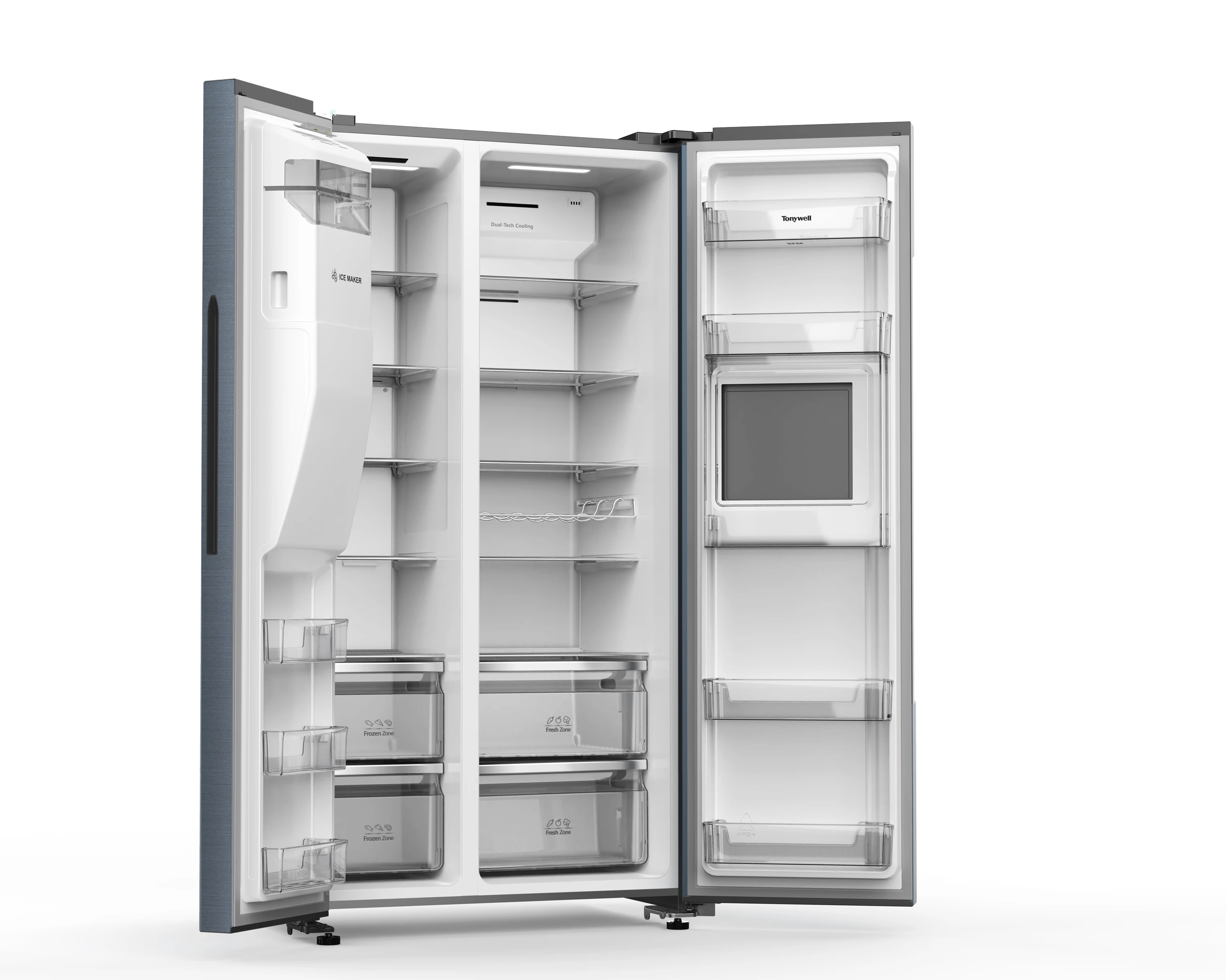 Бытовой бок не требует разморозки диспенсер для воды холодильник без