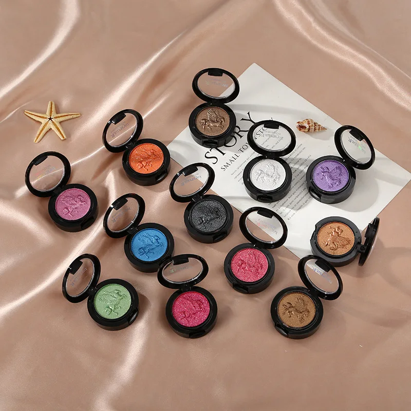 New monochrome spirit eye Pegasus eyeshadow color pearlescent brightening fine flash repair eyeshadow palette