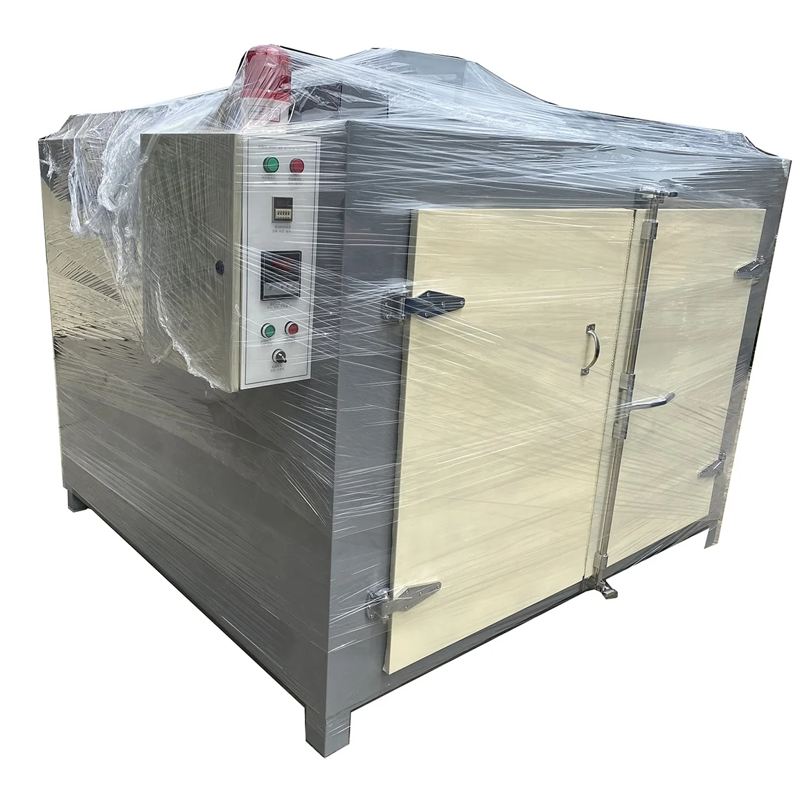 Two deck/gas/Gas Baking Industrial Bread Oven Control with 4 Trays Bakery Equipment Wheel Drying Oven