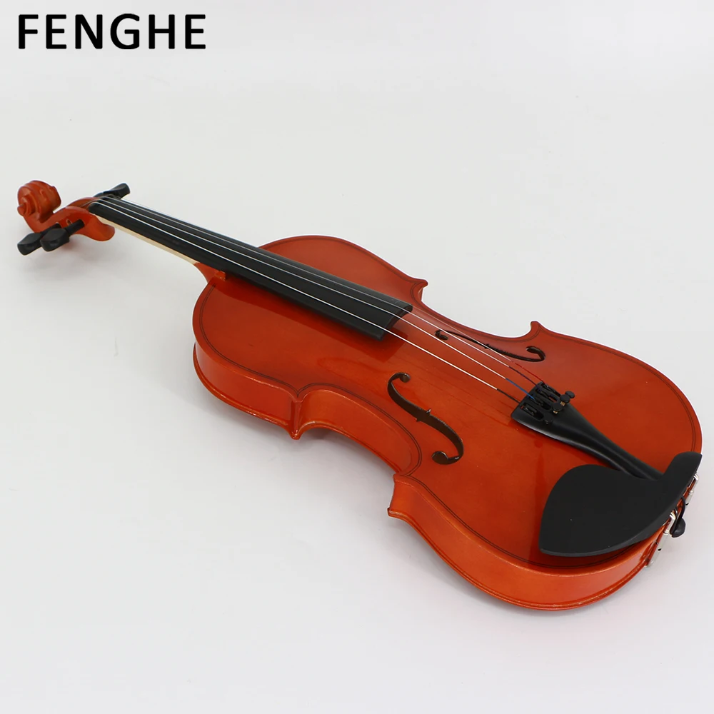 HV01A Factory Price Handmade Maple Acoustic Professional Violin 4/4 With Foam Shaped Case and Kits