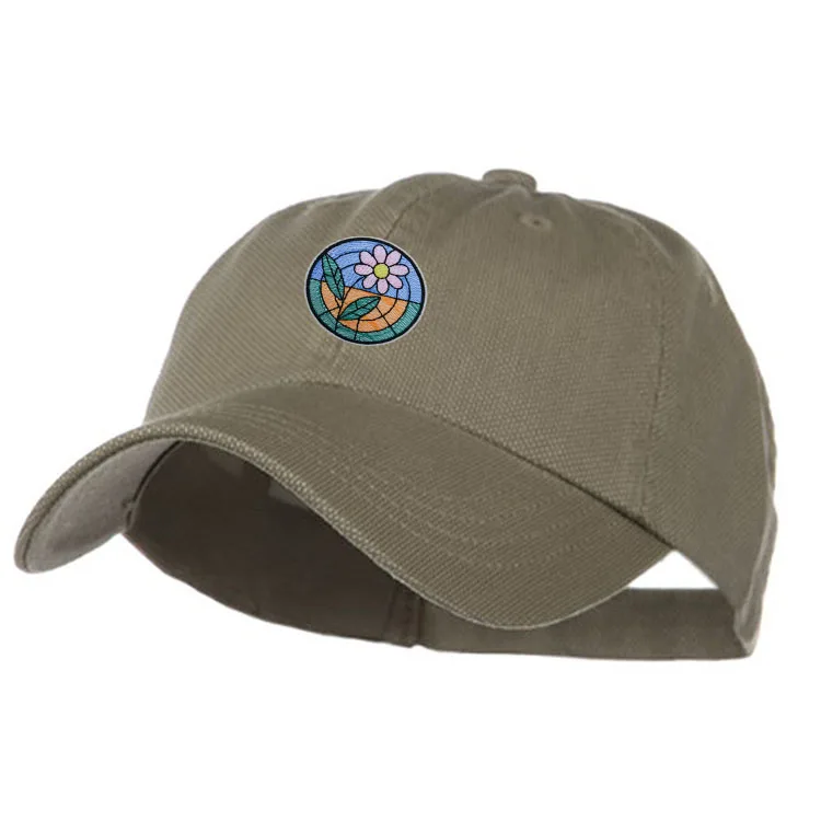 Wholesale High Quality Low Profile  Baseball Caps Washed Canvas Custom Embroidery Logo Dad Hat