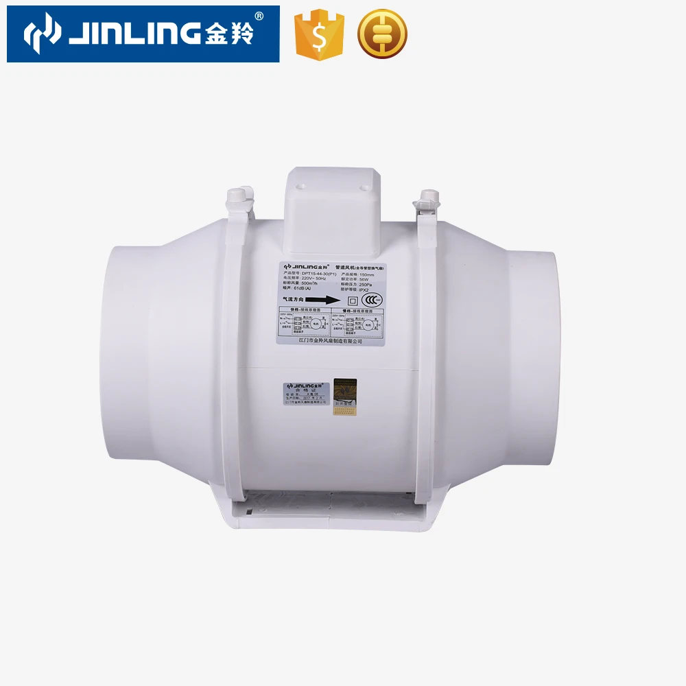 Silent Ventilation inline duct fan industrial Smoke Suction 100mm Inline Duct AC Fan