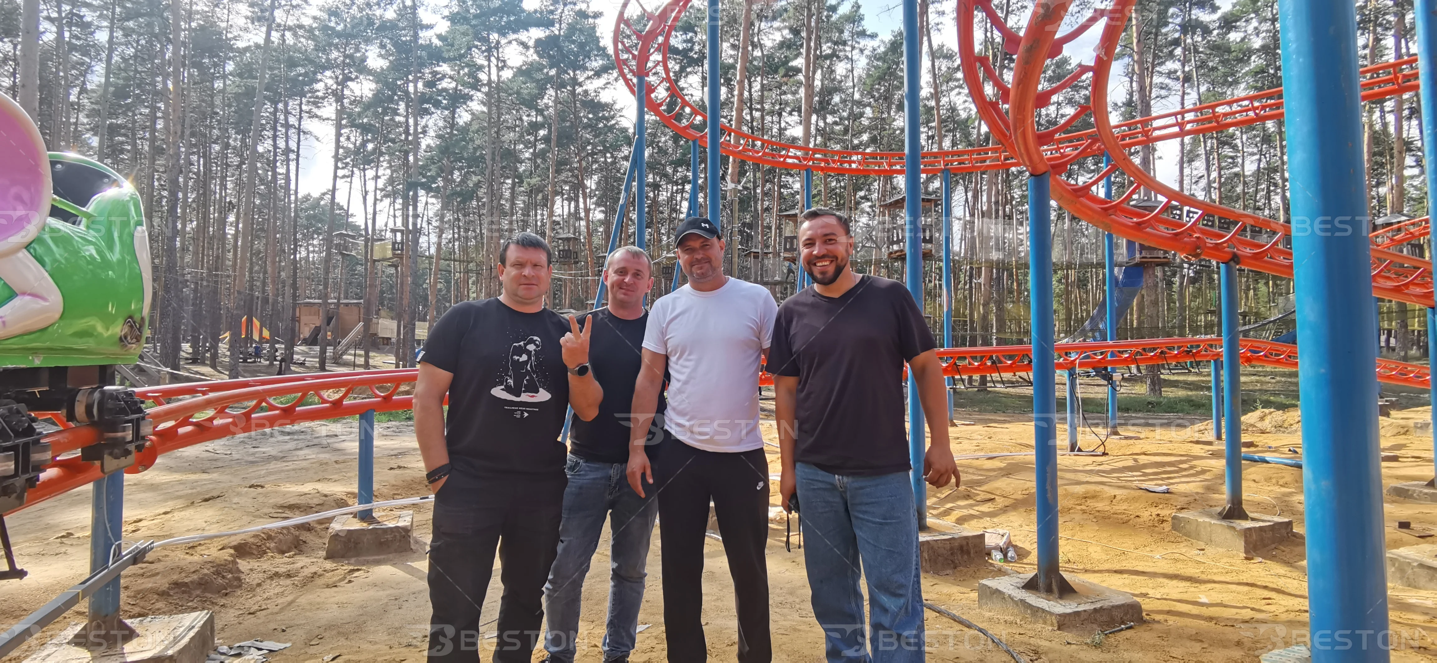 Beston Outdoor Play Ground Equipment Adults And Kids Outdoor Amusement Park Rides Project Solution