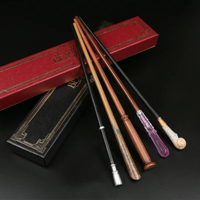 Cosplay toy 85 designs Metal Core Magic Wand Harry Potter Magical stick High Quality
