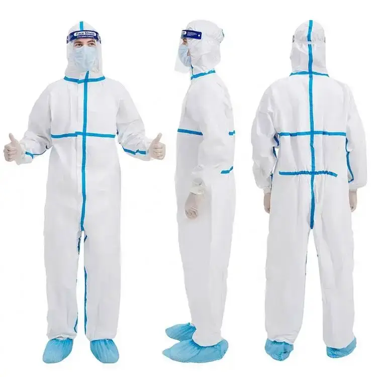 Customizable waterproof and dust-proof work clothes disposable coveralls microporous coverall workwear Work Wear Suit