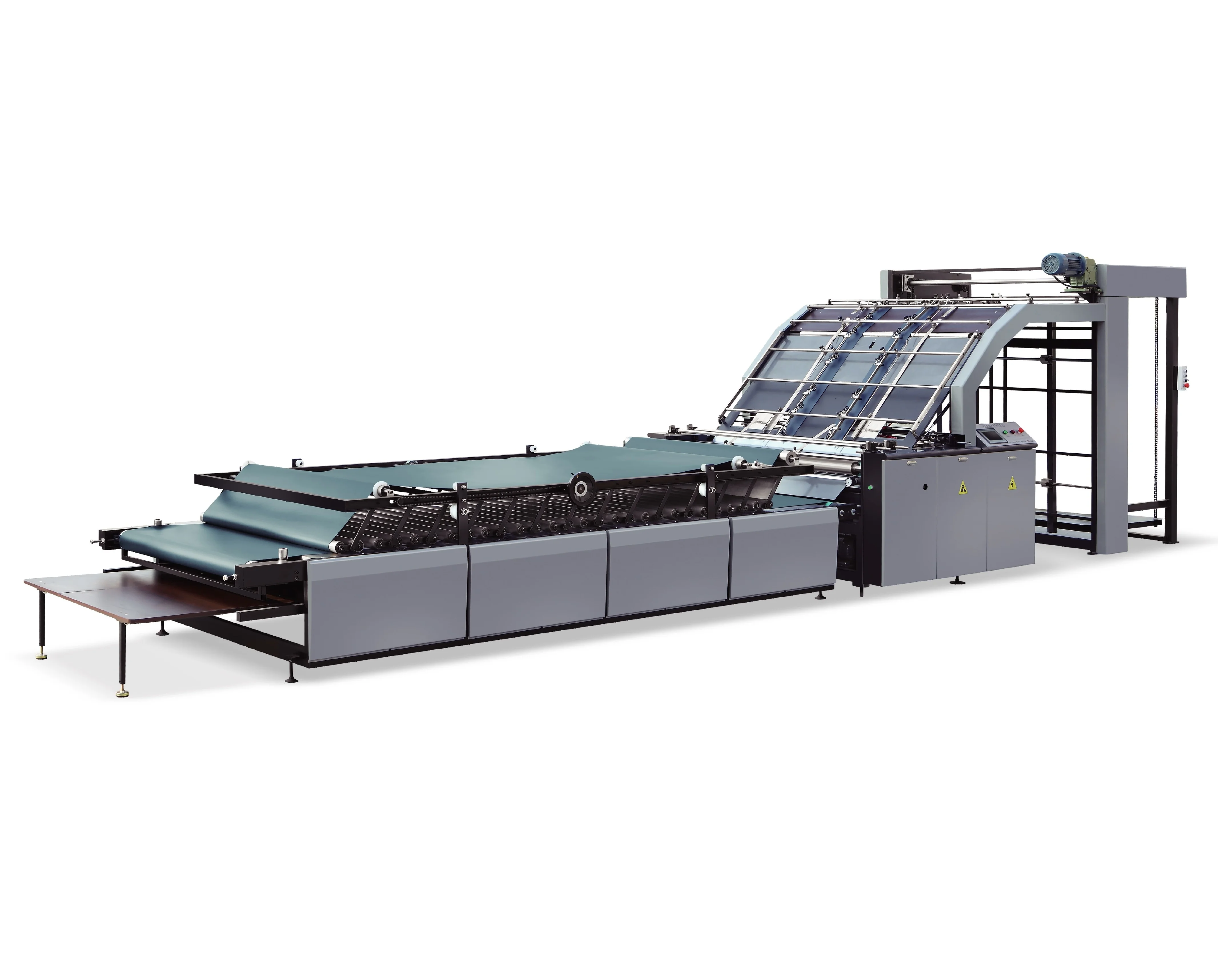 2019 CE certification manual & semi-automatic flute laminating machine