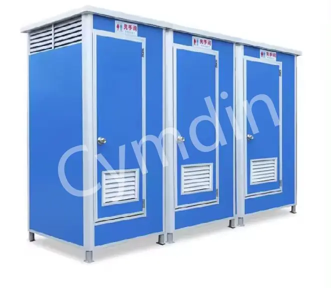 Cymdin Best-Selling Modular Mobile Steel Toilets Cabin Outdoor Prefab Container Restroom with Ablution Shower Portable Toilet