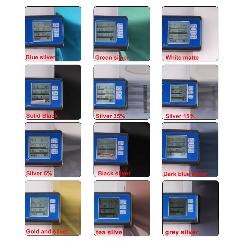 99%UV rejection Heat Control Window Film Sun Blocking Reflective one way mirror window film building mirror window glass film