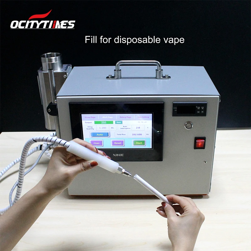 Ocity Times manual operate vape pen filling machine with heating system