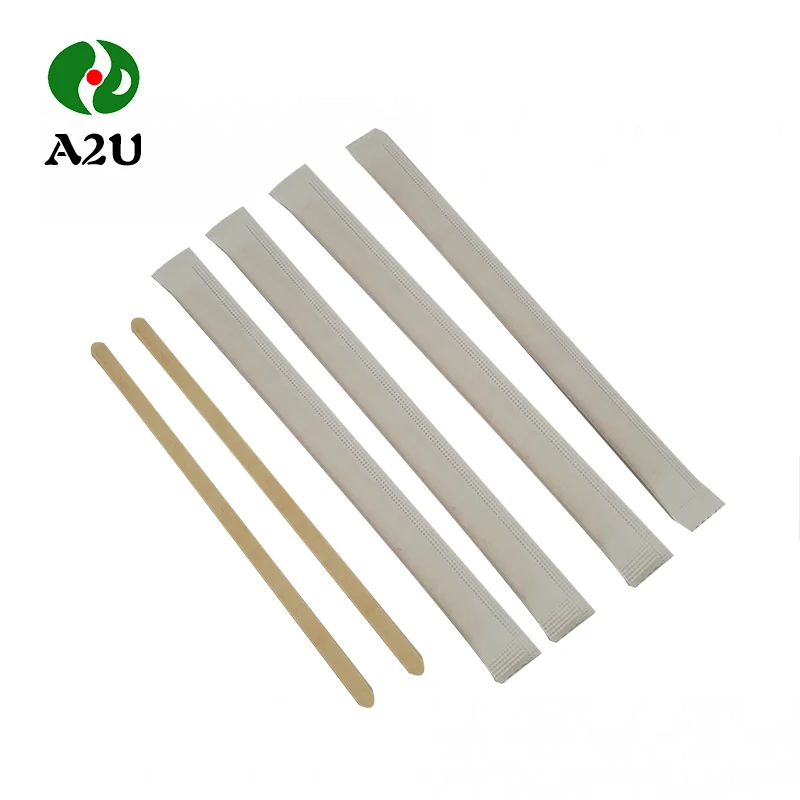2021 Hot sell Disposable Wooden drink coffee stirrer bar