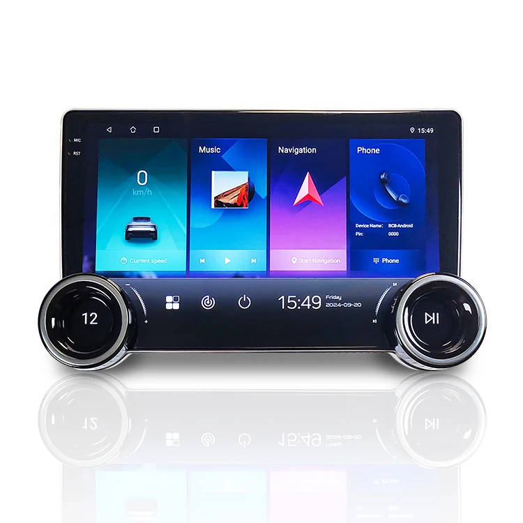 10 1 дюймов Android Diamond Carplay incell QLED экран GPS Радио двойные ручки с функцией реверсирования помощи Автомобильный плеер