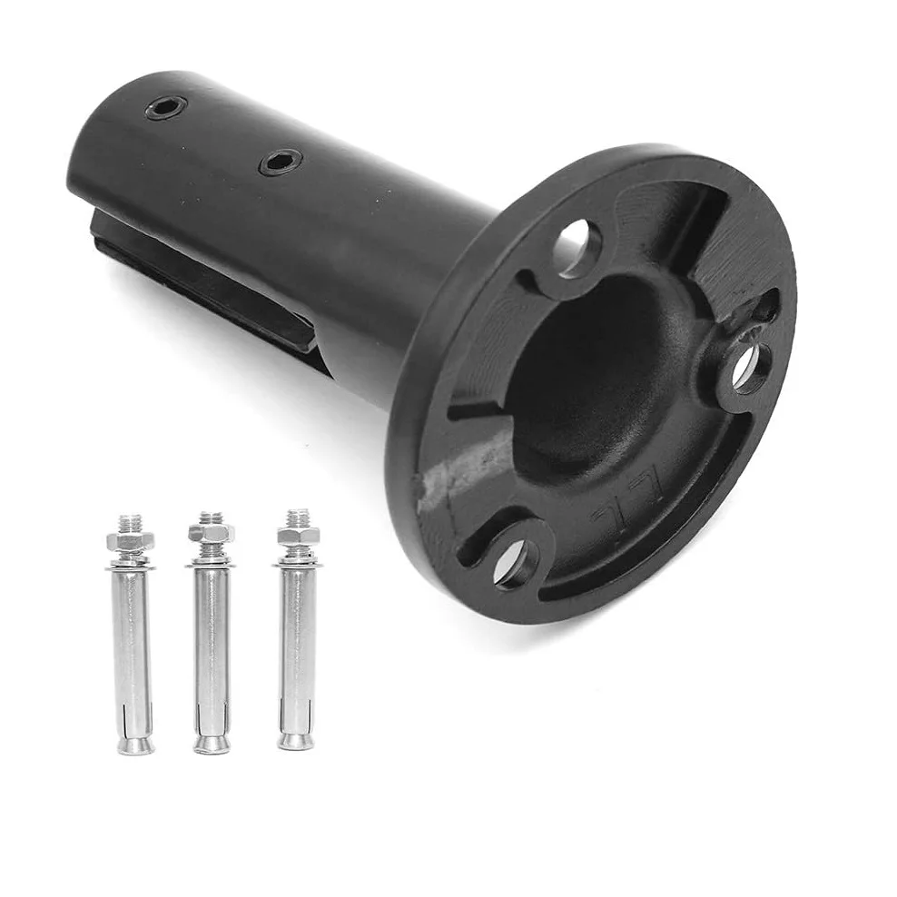 Black Stainless Steel 304/316/2205 Frameless Glass Round Spigot Balustrade for Swimming Pool/Fence/Garden/Balcony Glass Spigot
