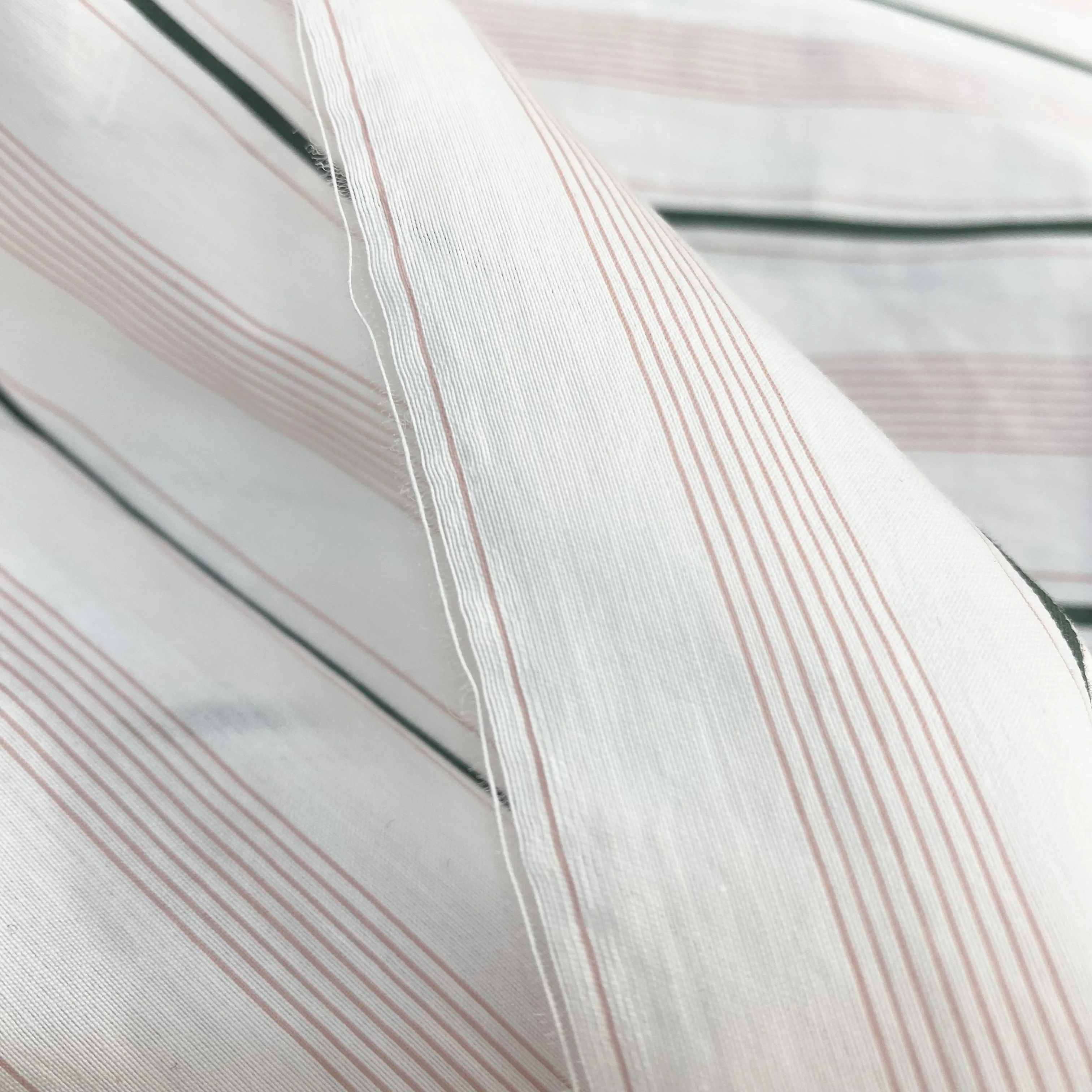 bci cotton yarn spandex nylon pinstripe nylon fabric for dress woman material