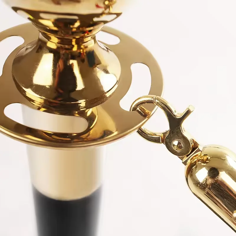 Surprise Price Hotel Stainless Steel Railing Stand Stanchion Retractable Queue Barrier