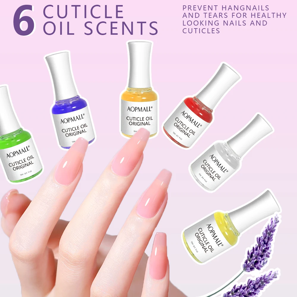 Aopmall Wholesale Natural Nail Treatment Soften Revitalizer Nail Manufacturer Cuticle Nail Oil custom scent
