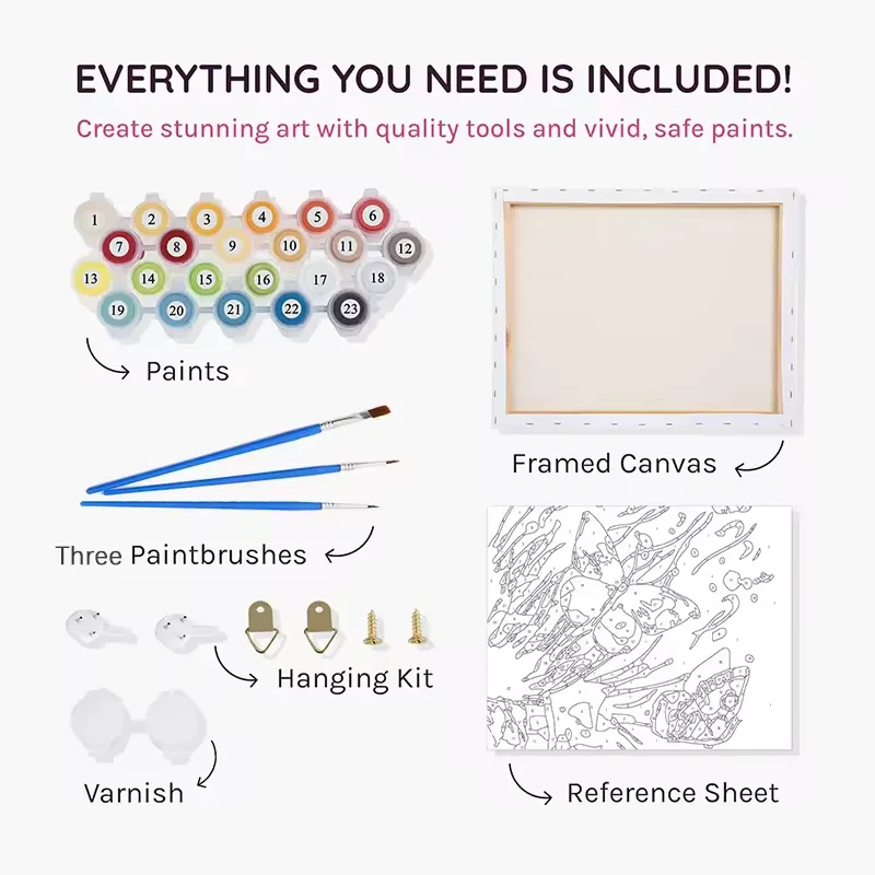 Beautiful Design DIY Customized Painting By Numbers Kits Lady In Wedding Dress Digital Oil Paintings