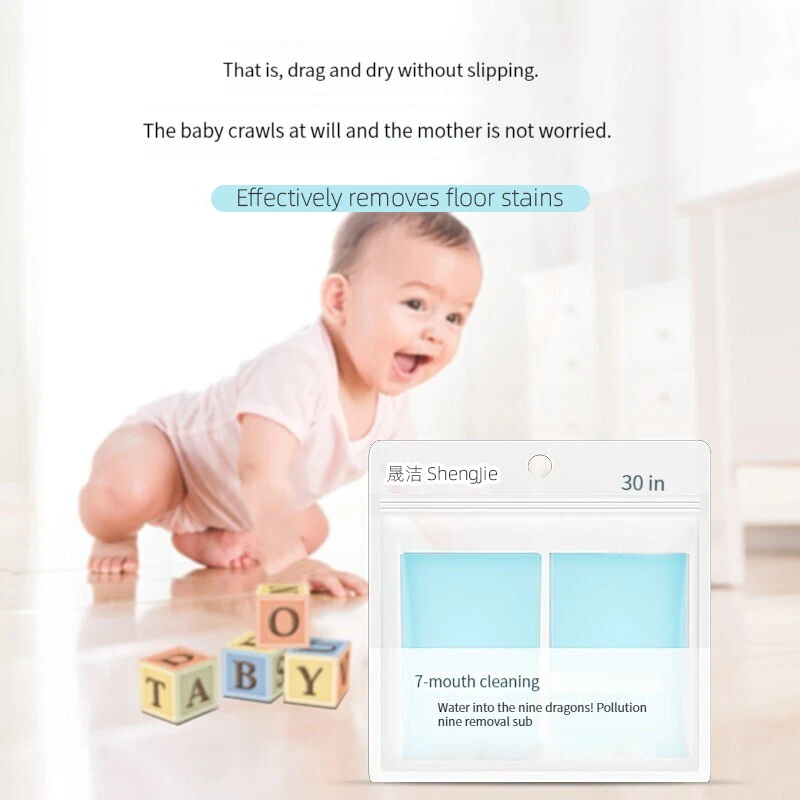 Multi - effect floor cleaning paper dissolves in water Cleaning Good Helper