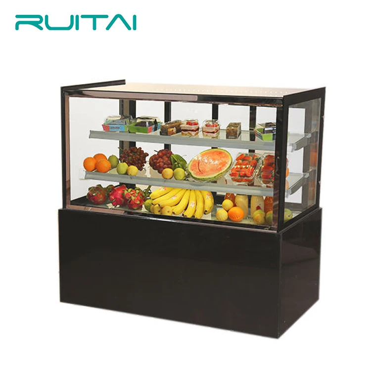 Белый витринный холодильник для тортов RUITAI