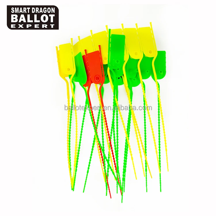 Election Various Colors Barcode Customized Fire Extinguishers Plastic Security Seal