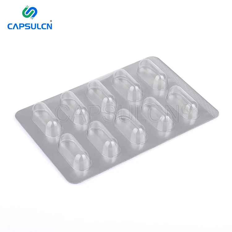 One Side Pre-sealed 10 Cavity Disposable Capsule Blister Packaging for Capsule Pill Tablet
