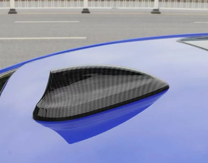 High quality carbon fiber patterned car antennas suitable for BMW automotive parts can be wholesale and customized