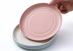 Набор посуды из пшеничной соломы без бисфенола А для контакта с пищевыми продуктами