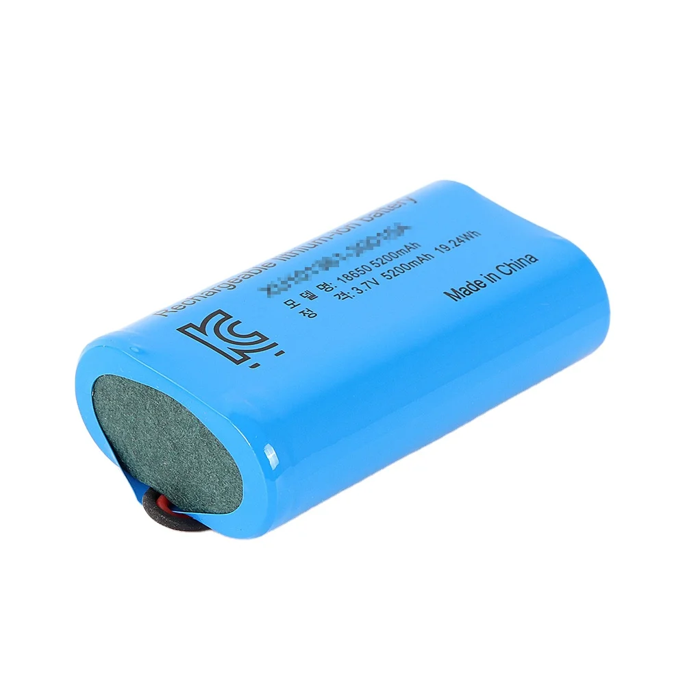 5200MAH 2P Batteries pack 3.7v 7.4v 11.1v Li-ion 18650 battery Rechargeable Lithium ion Batteries Cell