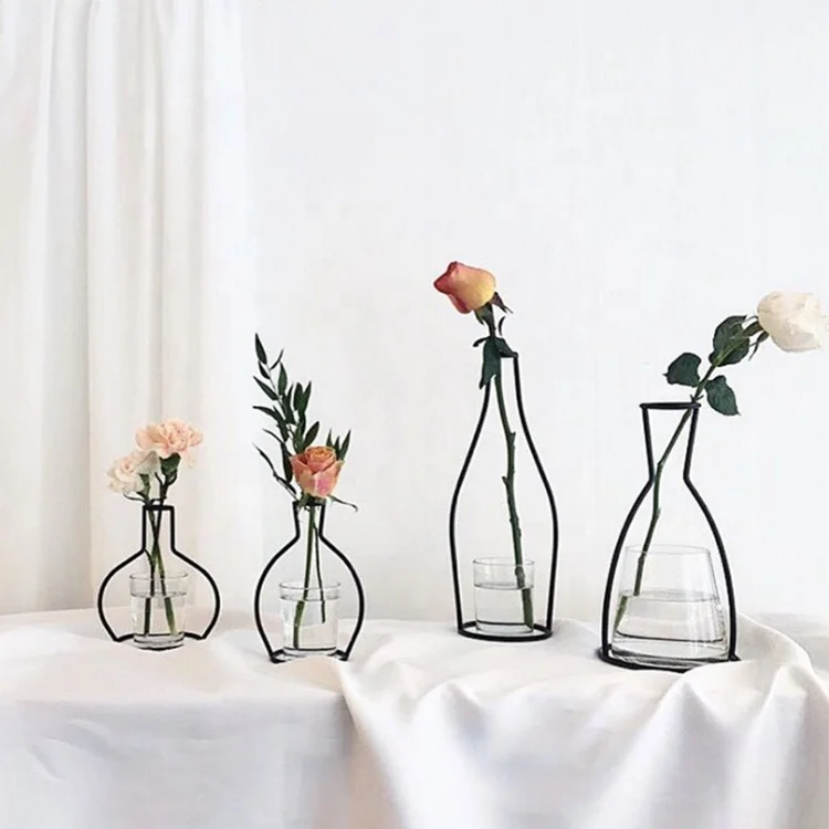 
Nordic Style Creative Crafts Ornaments Iron Vase For Home Decoration 
