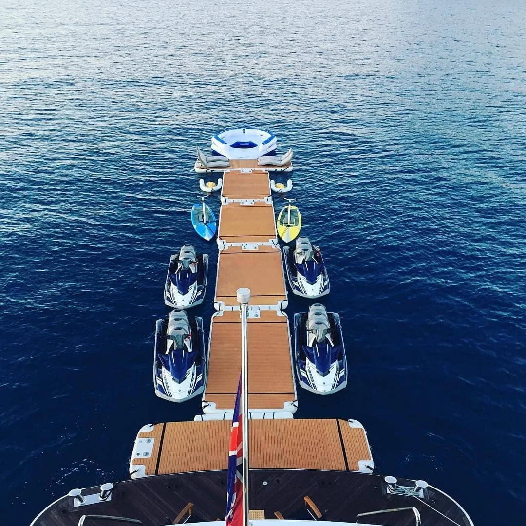 Новый дизайн, надувная плавающая док-станция, Плавающая Платформа, Понтонный остров