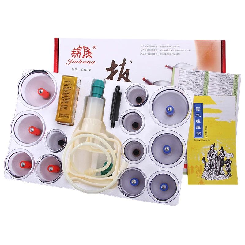 High Quality Hacamat Seti Plastic Hijama Cupping Kit Manual Vaccum Cupping Set Cupping Hijama Set