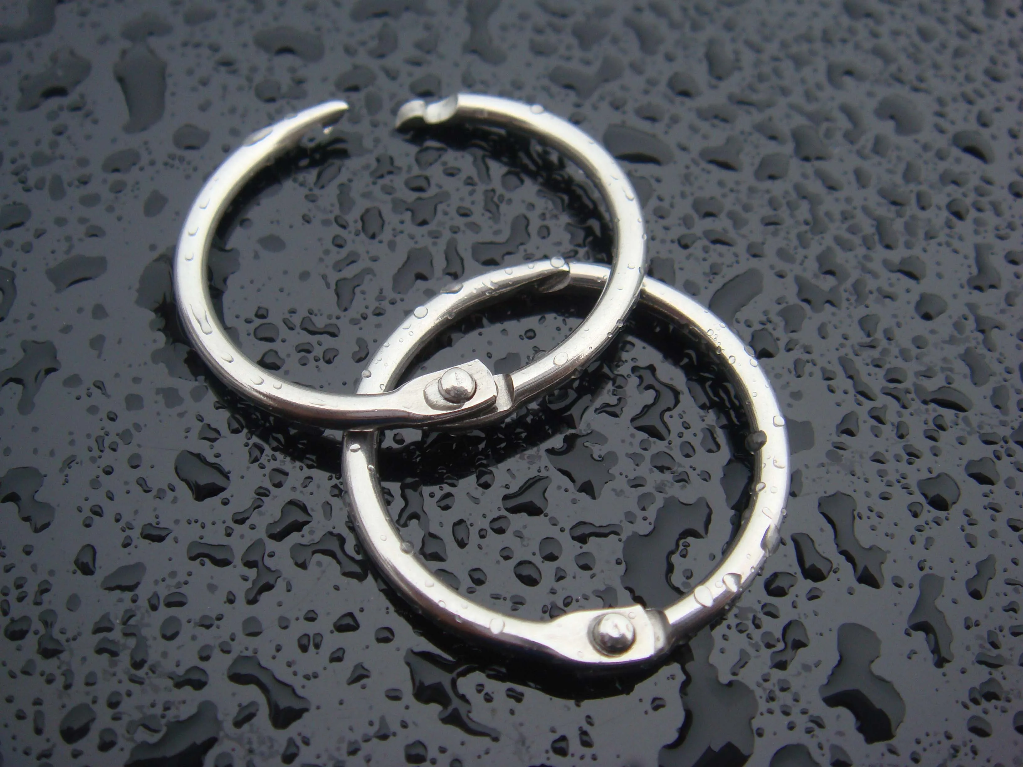 SS304 Key rings 25mm rustless hanging clip book ring