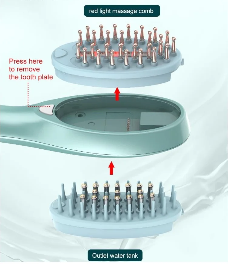 2022, оборудование для ухода за кожей головы, массажная расческа, лазерная расческа для роста волос
