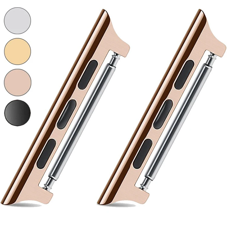 
Wholesale Stainless Steel Watch Band Adapters Connector Compatible for All Apple Watch Models Watch Straps 