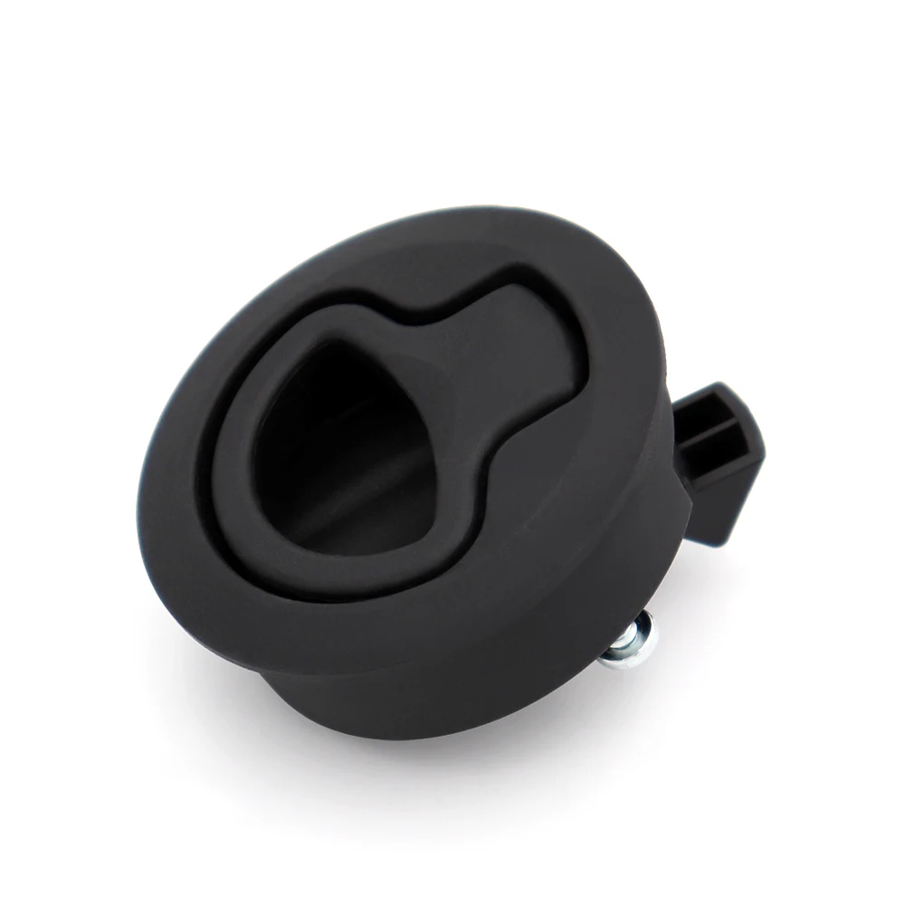push to close latch plastic slam latch finger lock finger lock round pull latch boat Marine rv door lock