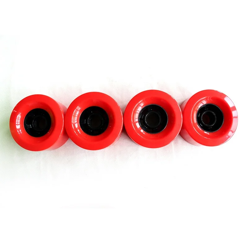 Blank 90*52mm Size 80% Rebound 78A Hardness Longboard Wheels