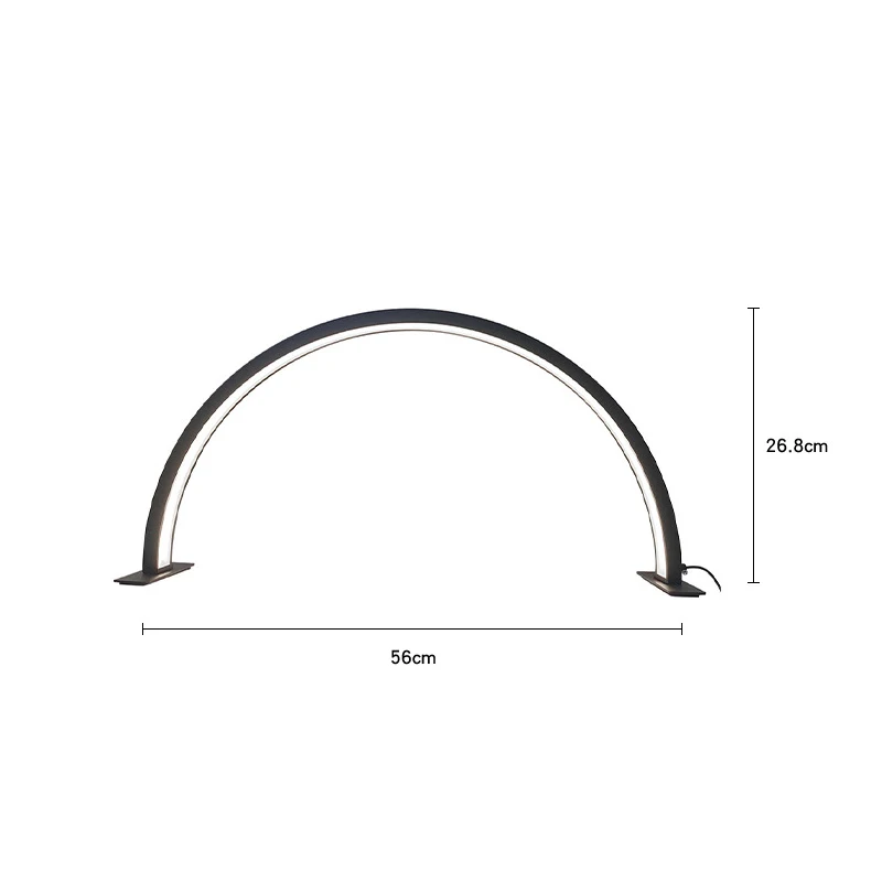 New Design 30w Professional Moon Shape Table Nail Lamps Stepless Adjustment Gel Polish Nail Lamp Dryer Machine