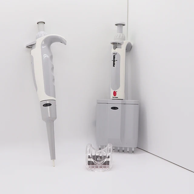 multi-channel micropipette adjustable medical pipettor single and multi channel pipette laboratory 12-channel pipette equipment