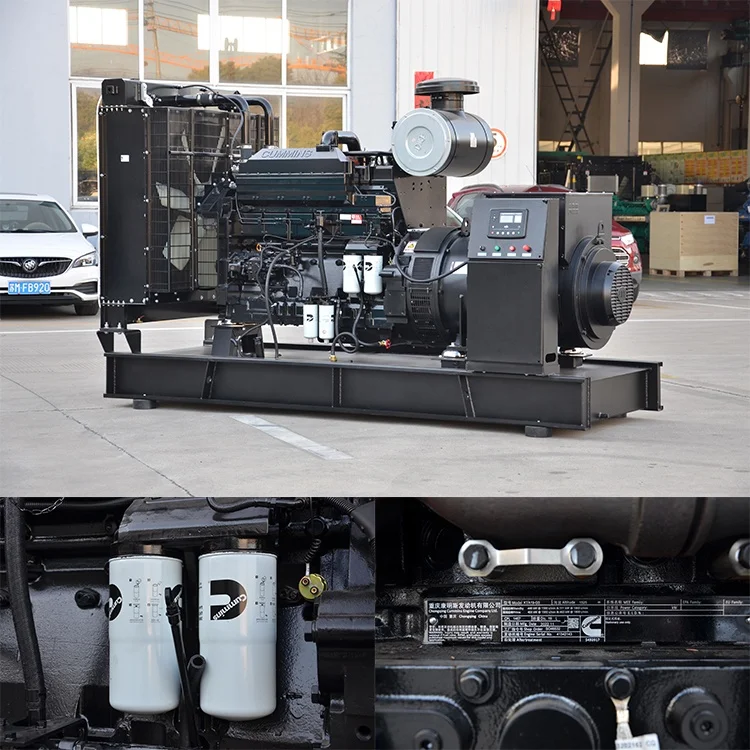 Jianghao 350kVA 280KW 480V Three Phase Silent Diesel Generator with 1800RPM Cummins Engine