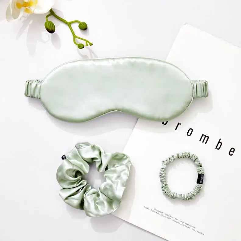 Taihu Snow Custom 22Mm Pure Wholesale Grosir Satin Silk Eye Mask