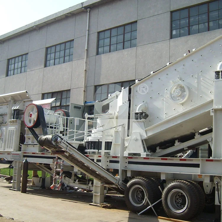 Trituradora Piedras Ore Tyre Crusher Price Mobile Jaw Cone Impact Stone Recycling Machine