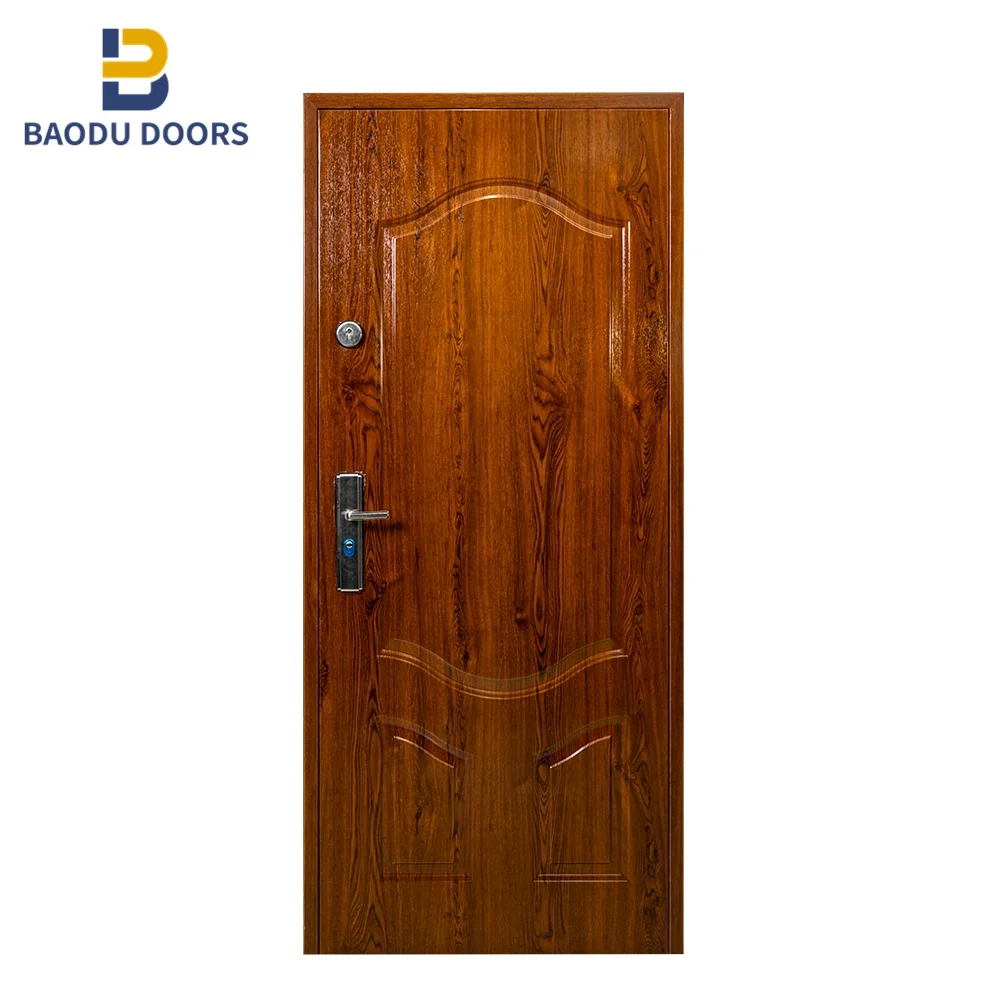 BD China golden door supplier provide 0.6/1.2mm steel security door for Malaysia
