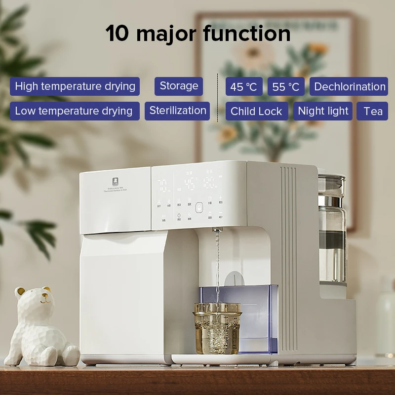 Bottle Sterilizer and Baby Water Kettle 2 in 1Set Safe and Convenient for Baby Care