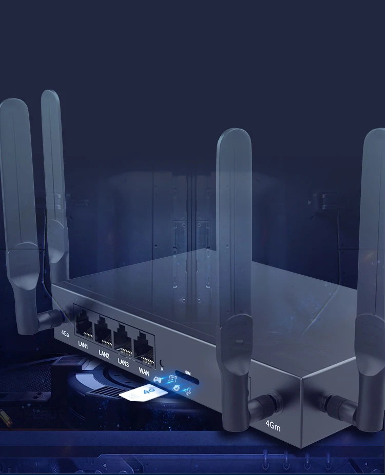 EDUP Открытый 4G LTE CPE промышленный Wifi маршрутизатор со слотом для