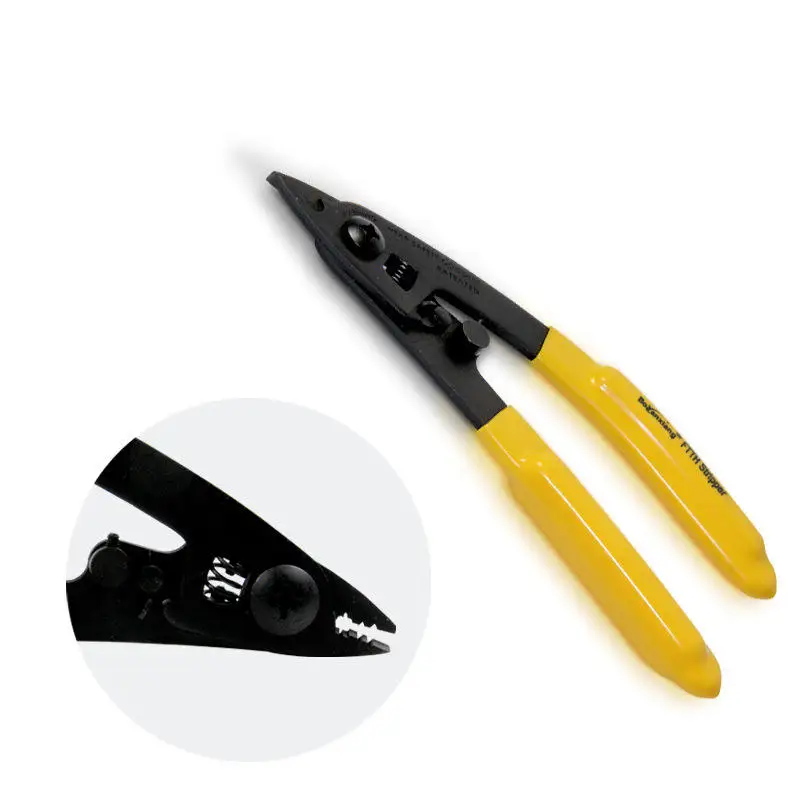 Cfs-3 3-port fiber optic wire stripper tool Ftth fiber optic pliers fiber optic cable stripper ordinary type Miller pliers